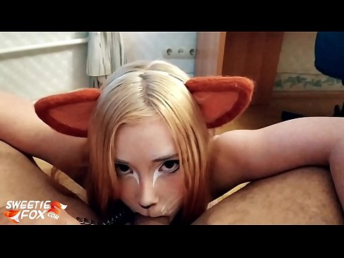 ❤️ Kitsune avalant une bite et du sperme dans sa bouche ❤❌ Porno beau at us